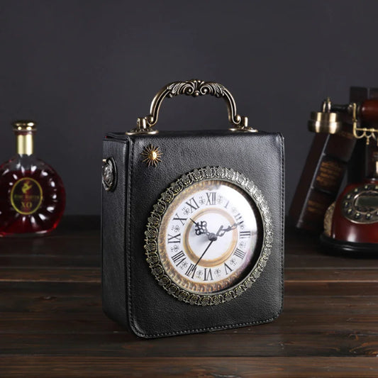 Portable Creative Clock Messenger bag