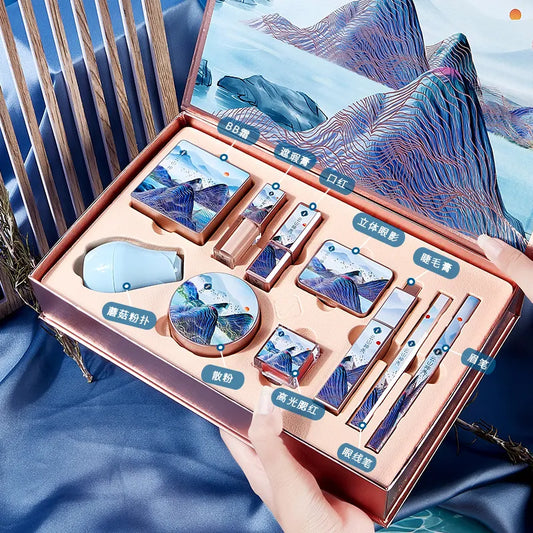 Face Powder Foundation Makeup Set