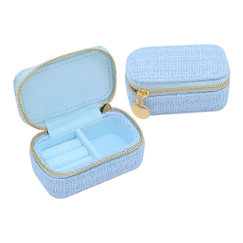 Mini Custom Logo Travel Jewelry Box