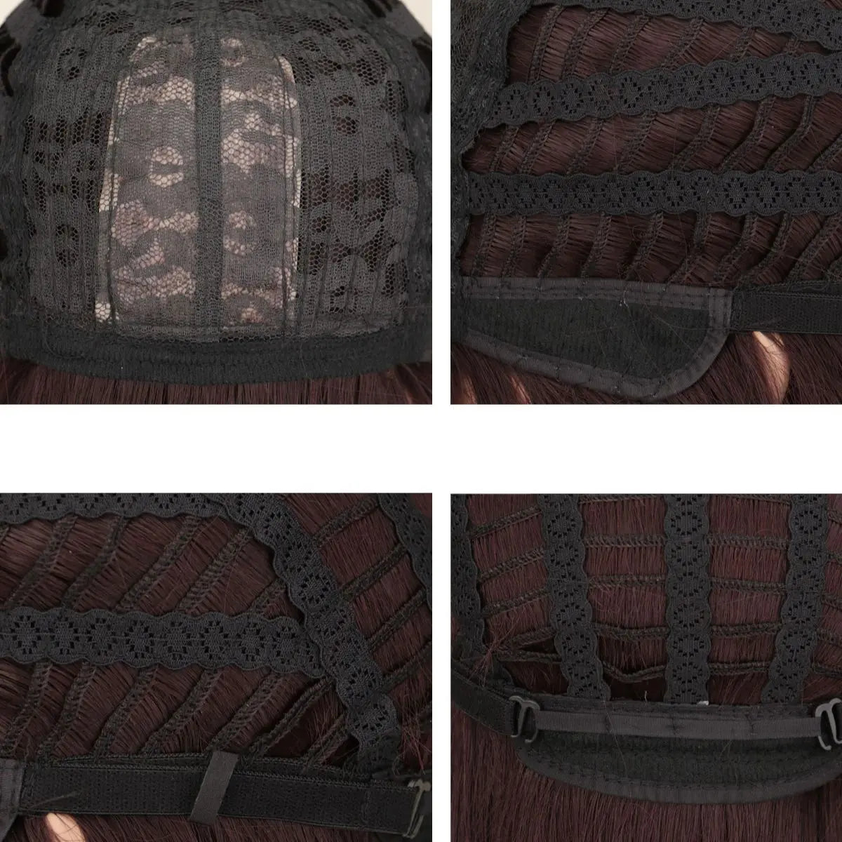 Natural Long Wavy Synthetic Full Wigs