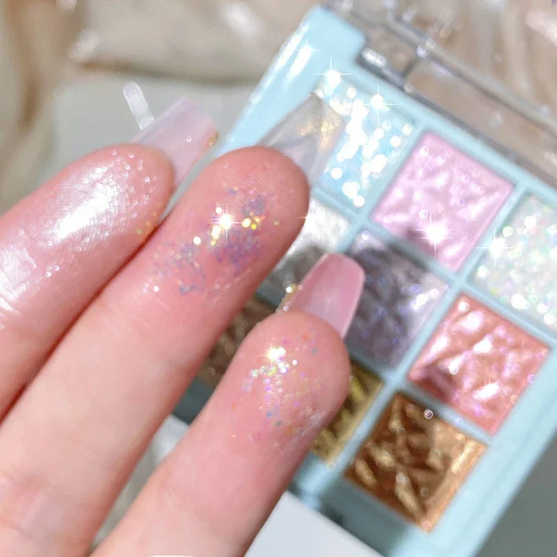 Glitter Snowflake Eyeshadow Palette