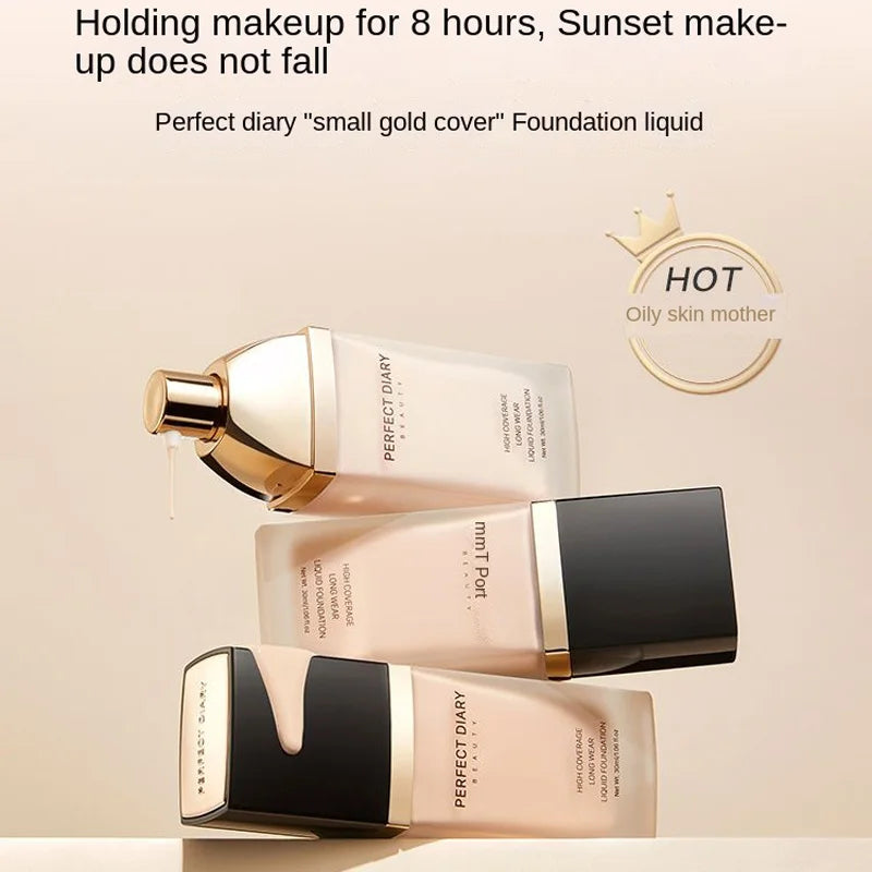 Perfect Diary Small Gold Sover Liquid Foundation
