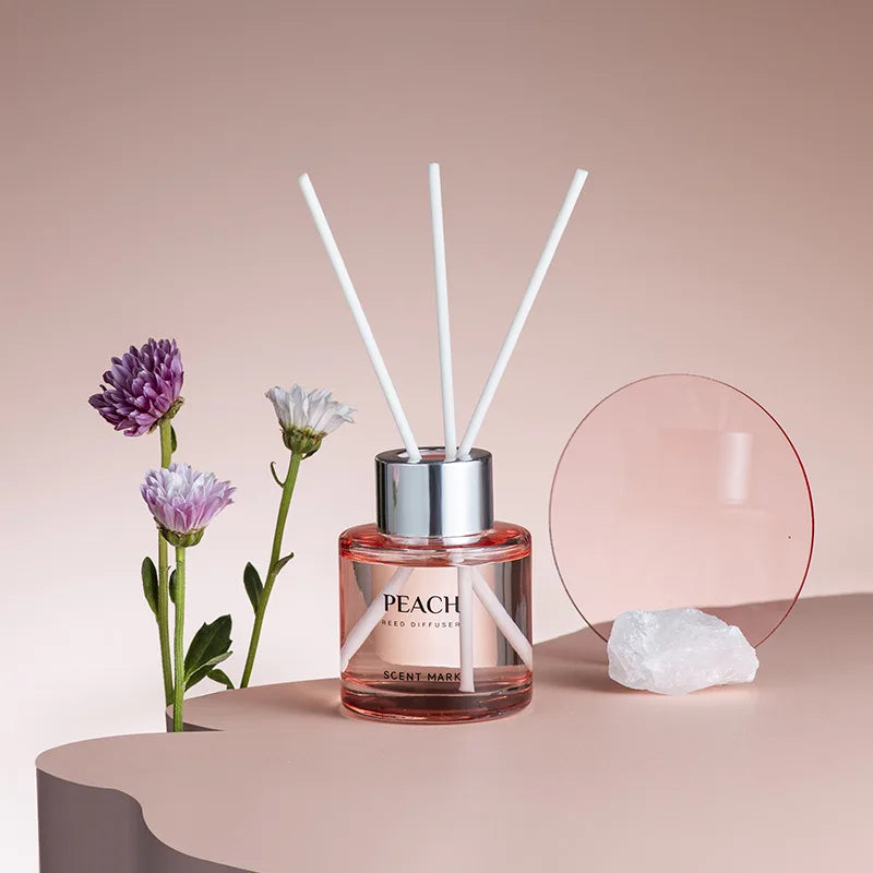 Reed Diffuser Bottle with Essential Oil Lavender Rose