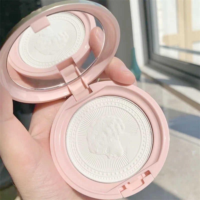 Cute Angel Carving Face Pressed Powder