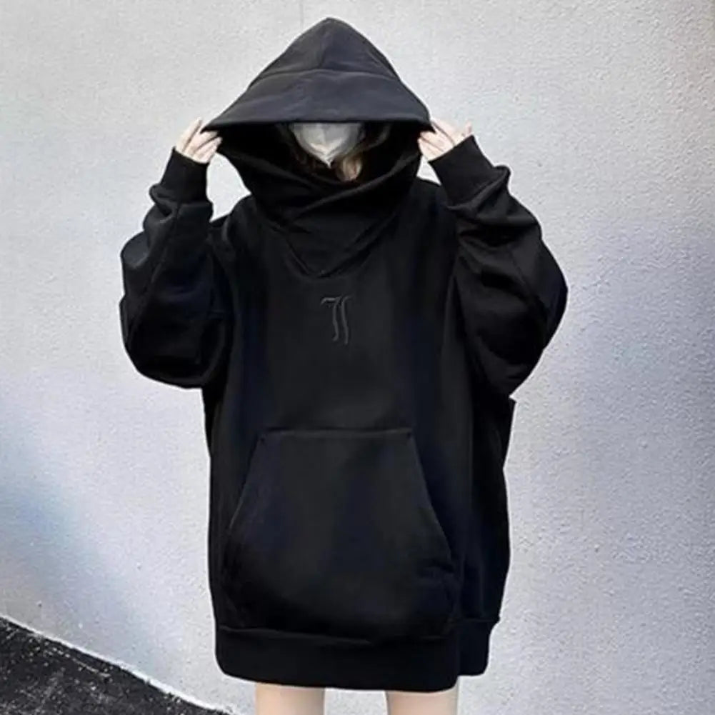 Autumn Winter High Collar Hoodie