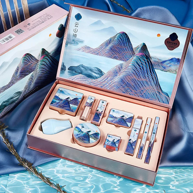 Face Powder Foundation Makeup Set