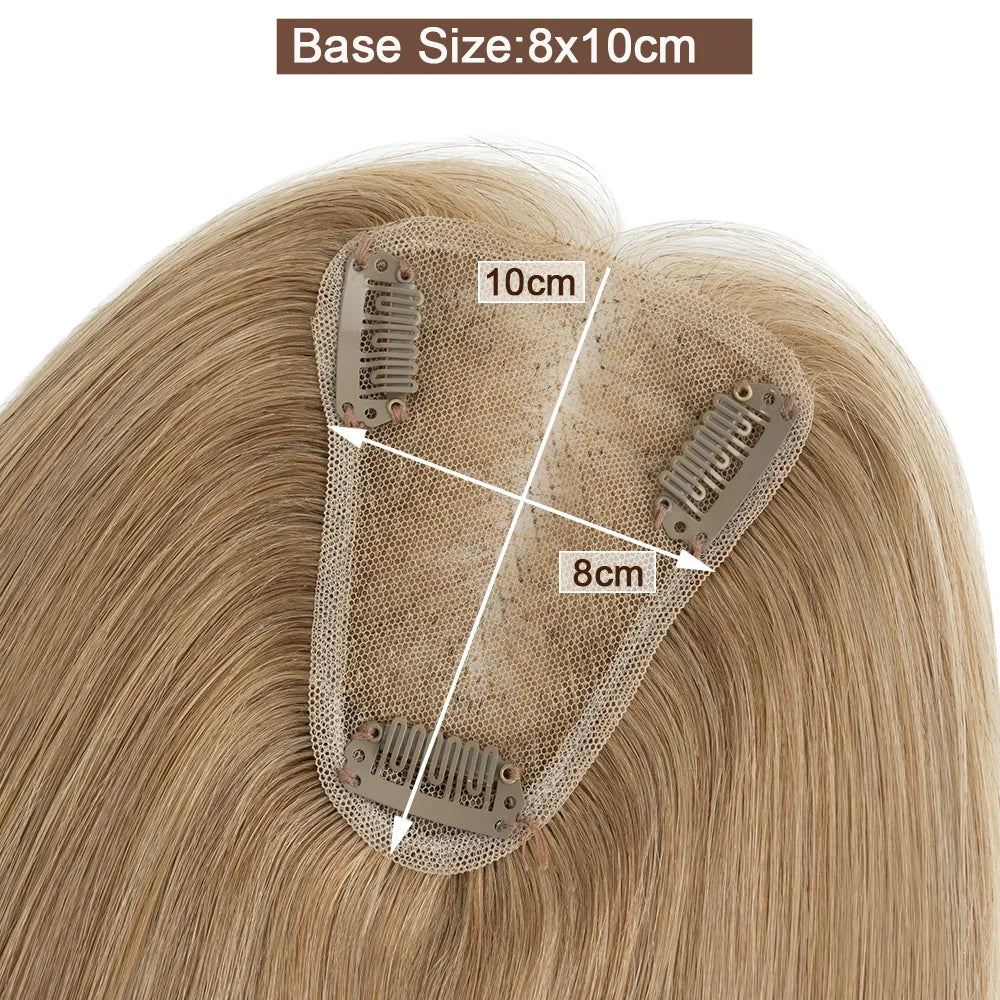 SEGO 8X10cm Human Hair Toppers