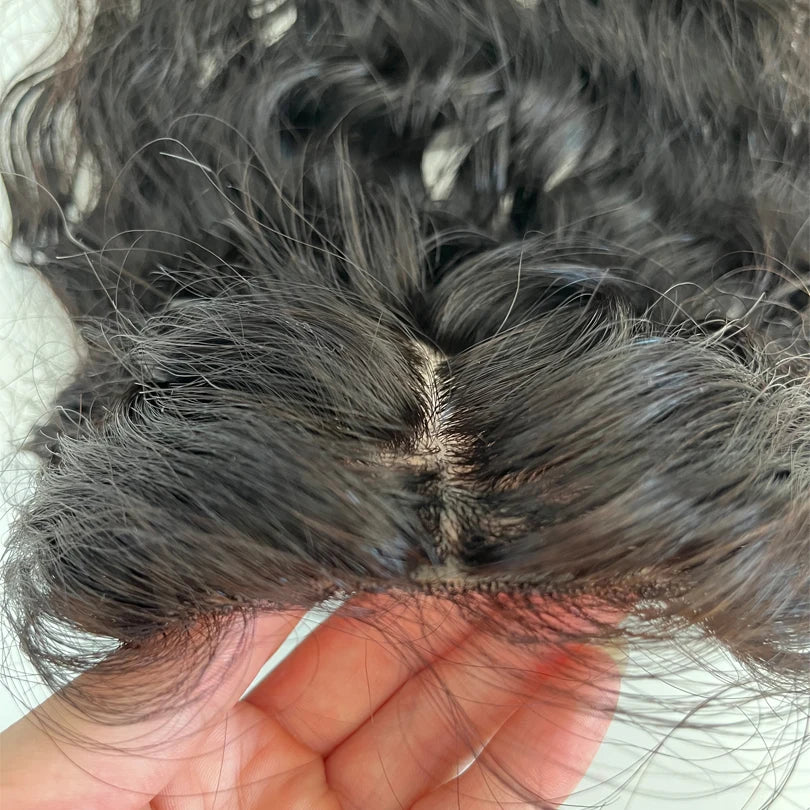 Curly 12"-22" Free Style New Injection Hair Topper