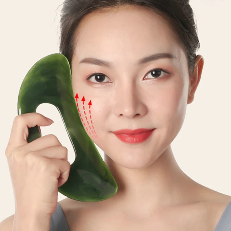 Large Area Guasha Board Resin Face Gua Sha Massager