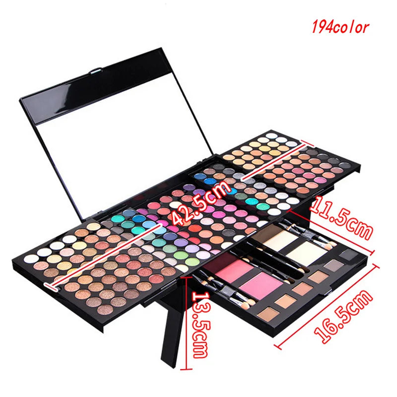 Glittered Eyeshadow Palette Matte