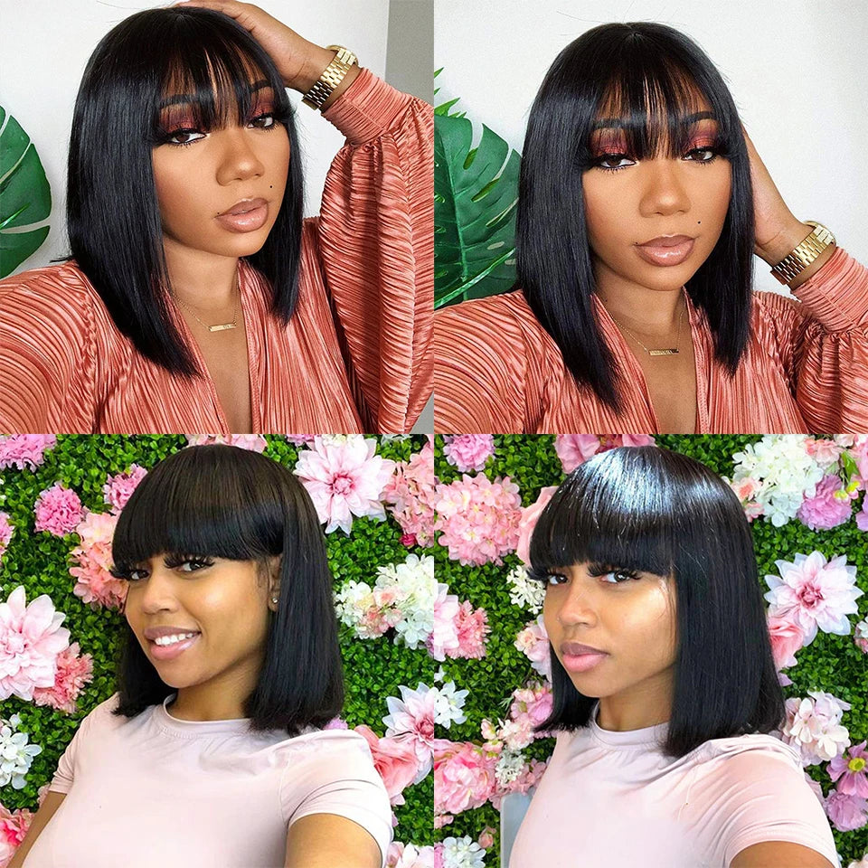 Short Human Hair Wigs