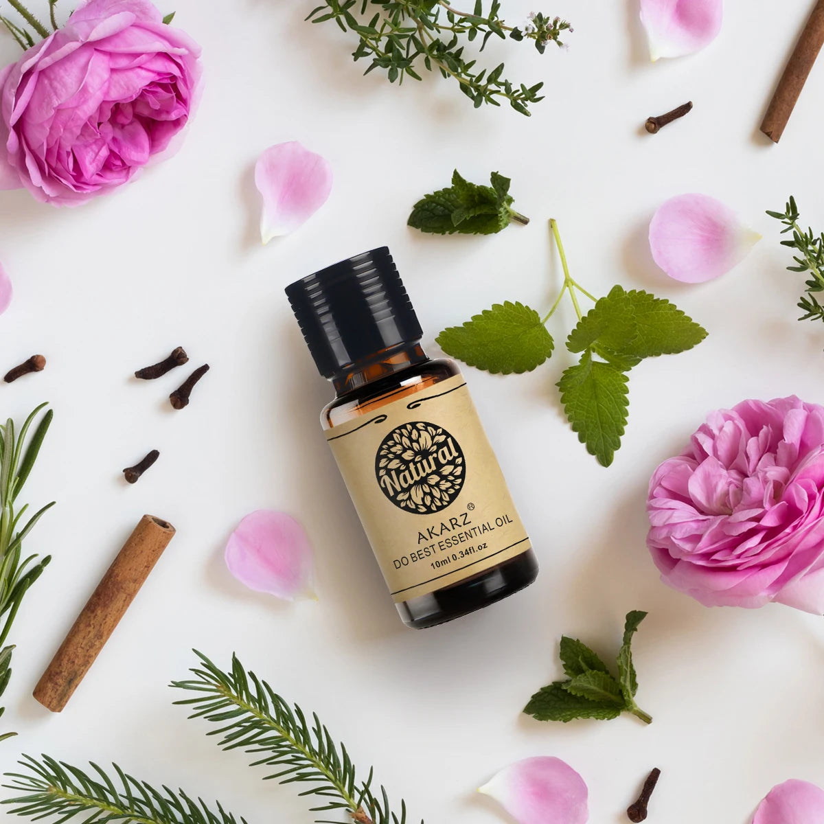 AKARZ Violet Orchid Lotus Essential Oil Set