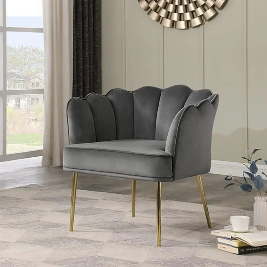 Velvet Wide Barrel Chairs