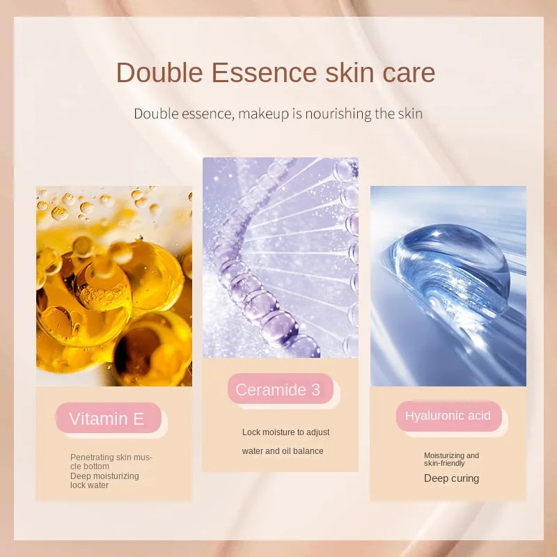 HOJO 2 in 1 Base Face Liquid mist Foundation Cream