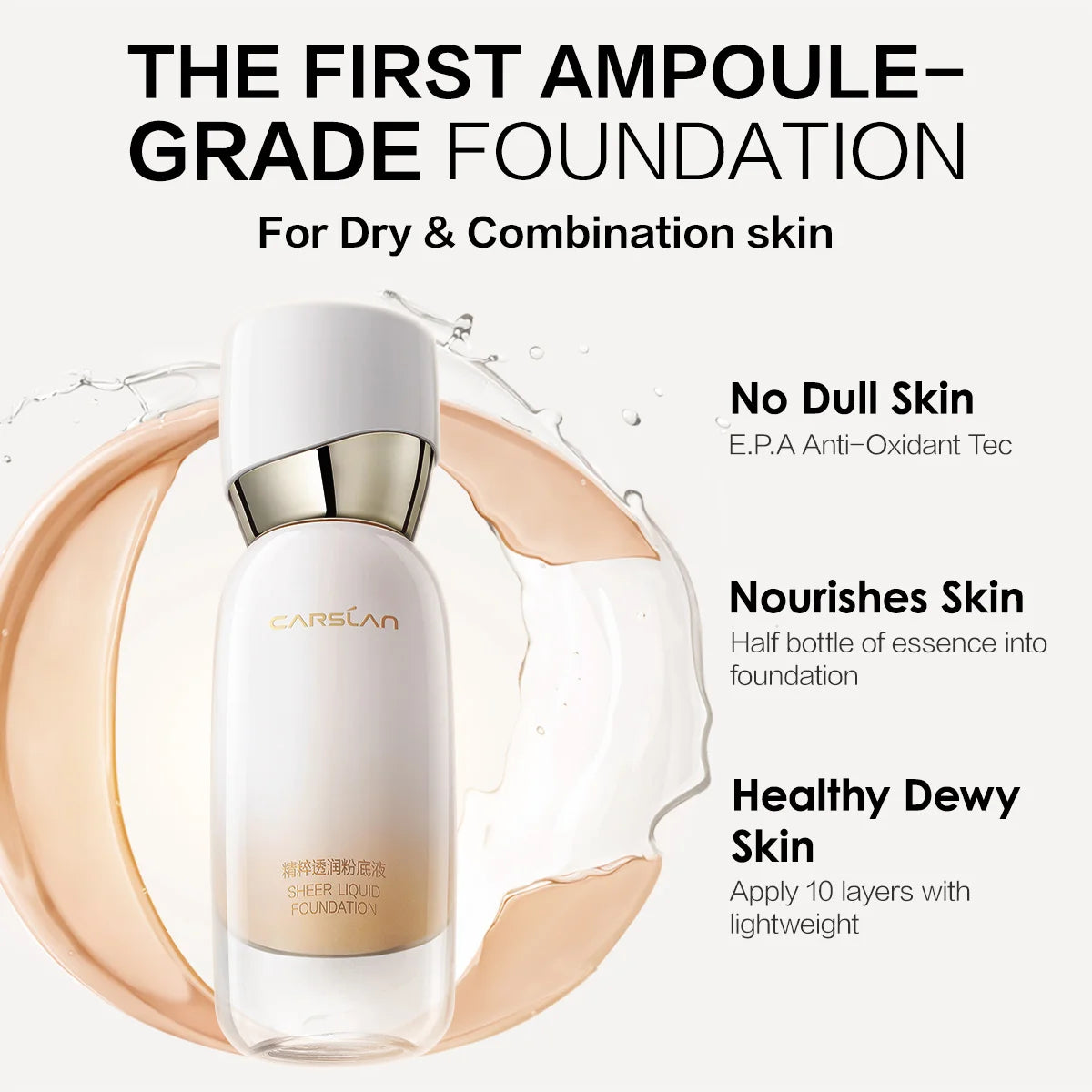 CARSLAN Professional Essence Face Liquid Foundation