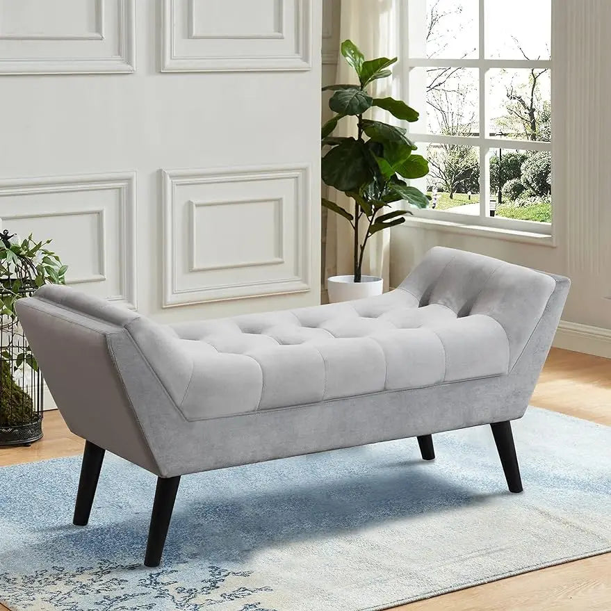 Andeworld Tufted Bed Bench