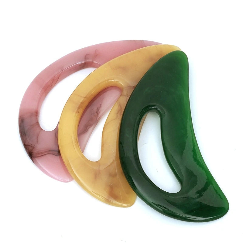 Large Area Guasha Board Resin Face Gua Sha Massager