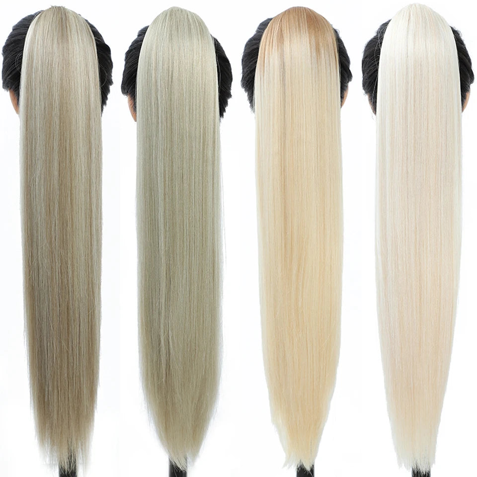 Synthetic Straight Long Natural Hair Ponytail Extension
