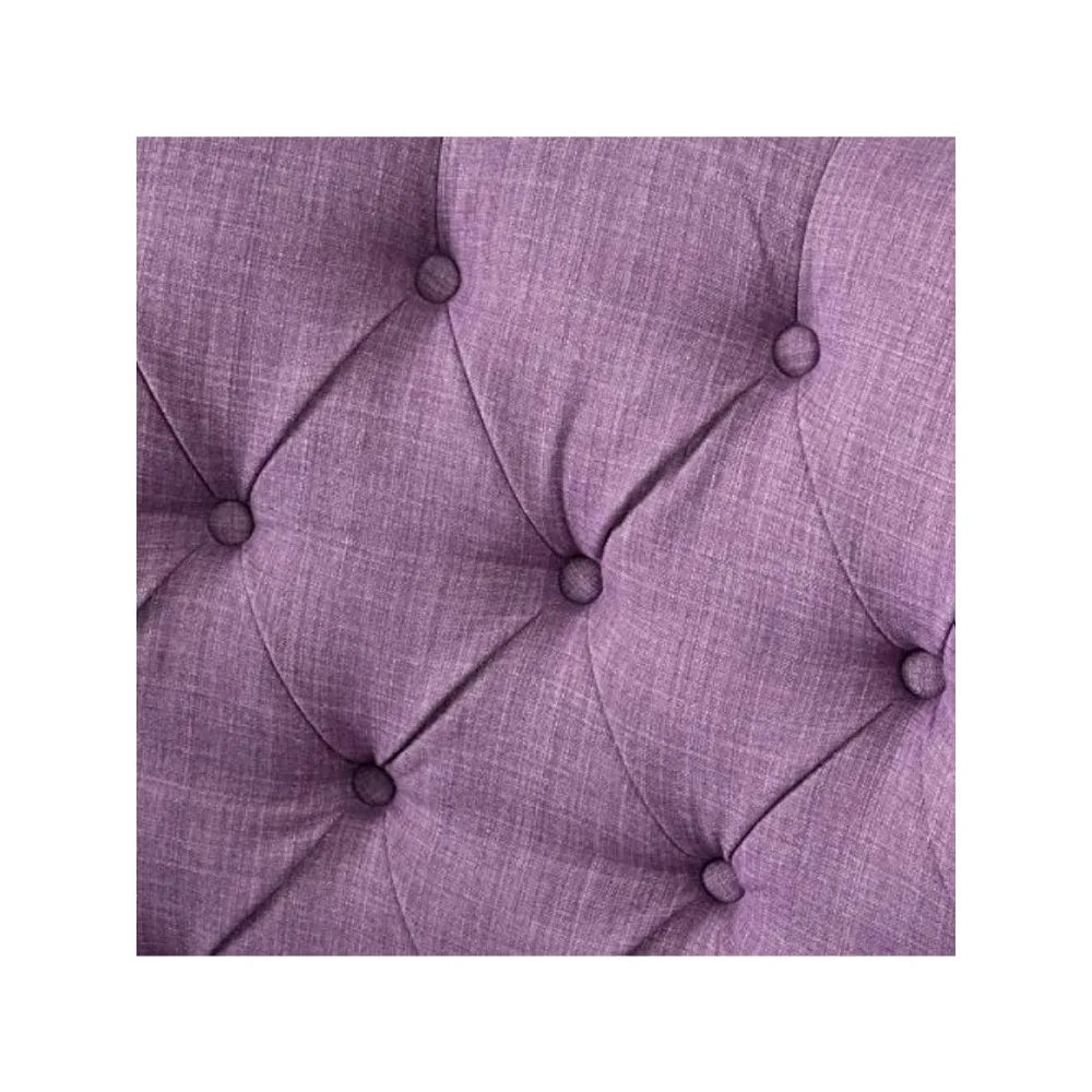 Tafton Fabric Club Chairs, Light Purple