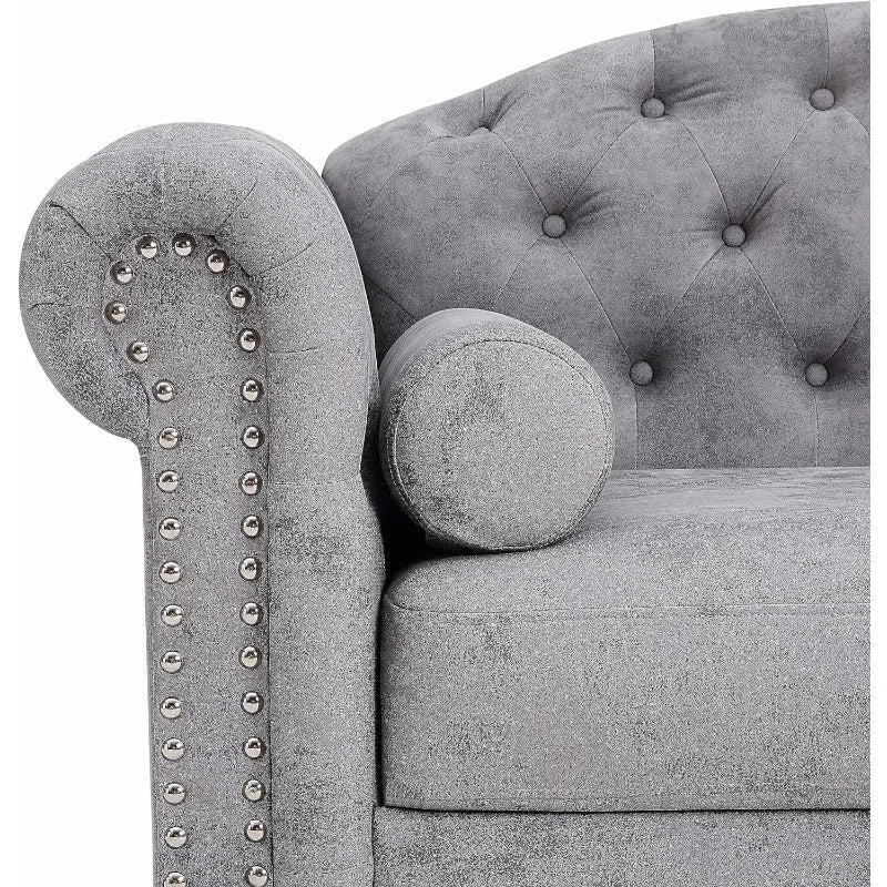 Upholstered Sofa Couch with Deep Seats