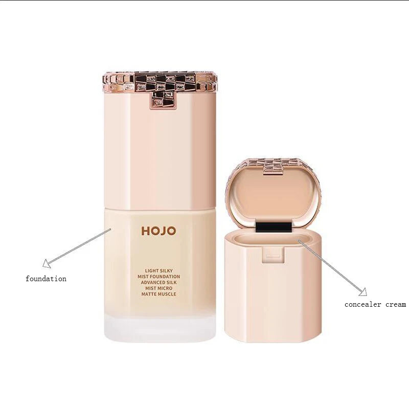HOJO 2 in 1 Base Face Liquid mist Foundation Cream