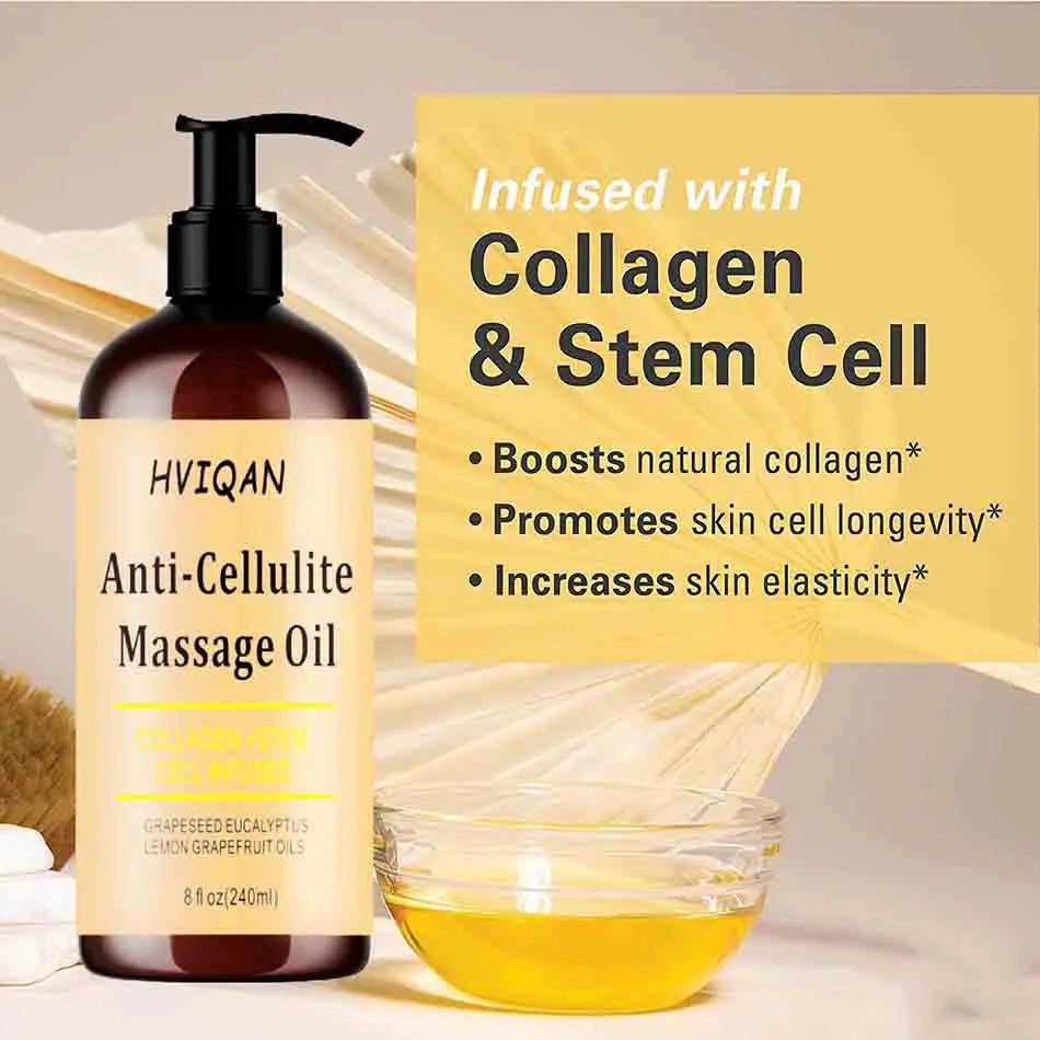 Anti Cellulite Massage Oil Infused with Collagen