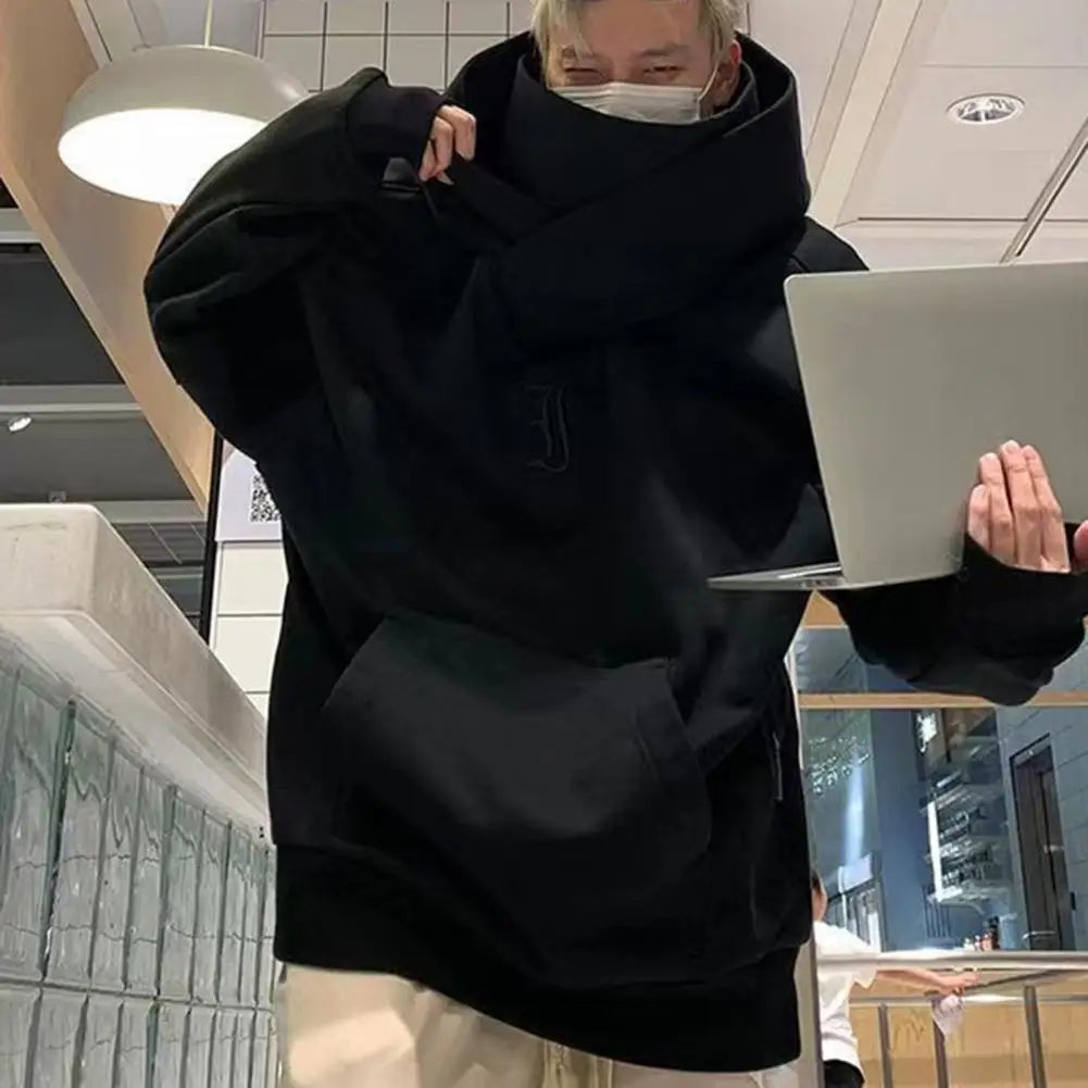 Autumn Winter High Collar Hoodie