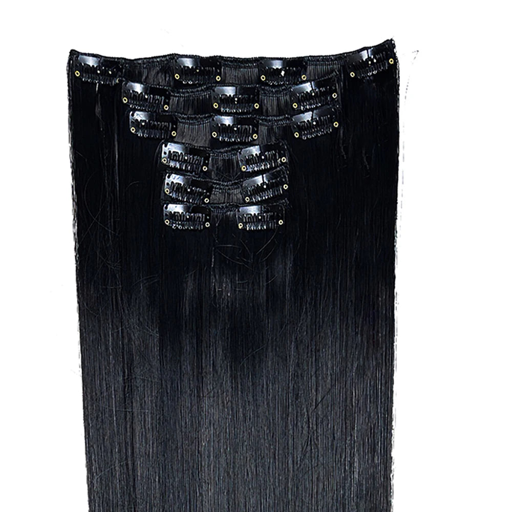 Clip in Style Extended Straight Hair Extensions