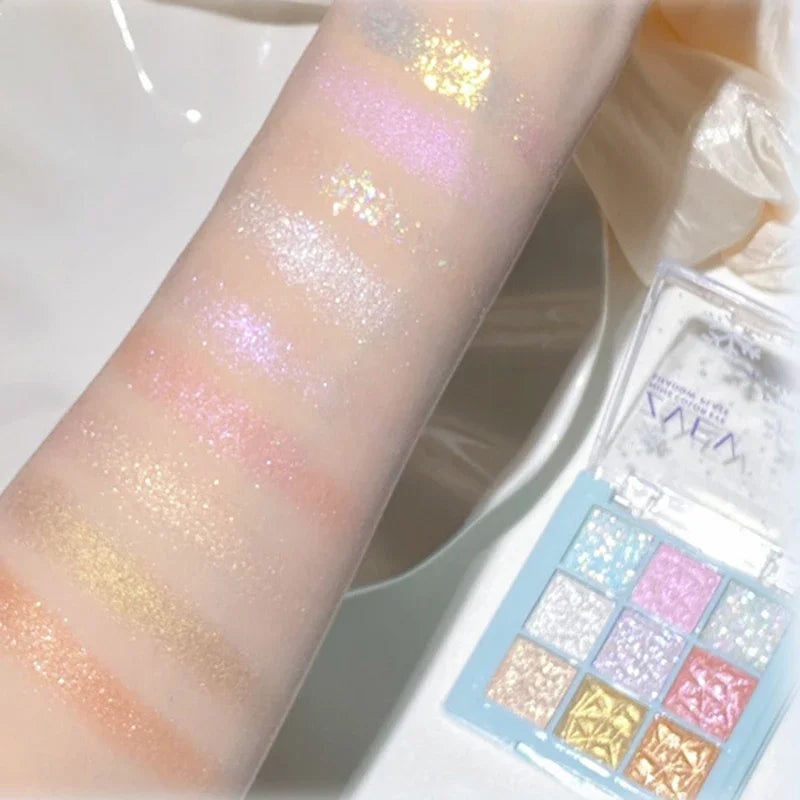 Glitter Snowflake Eyeshadow Palette