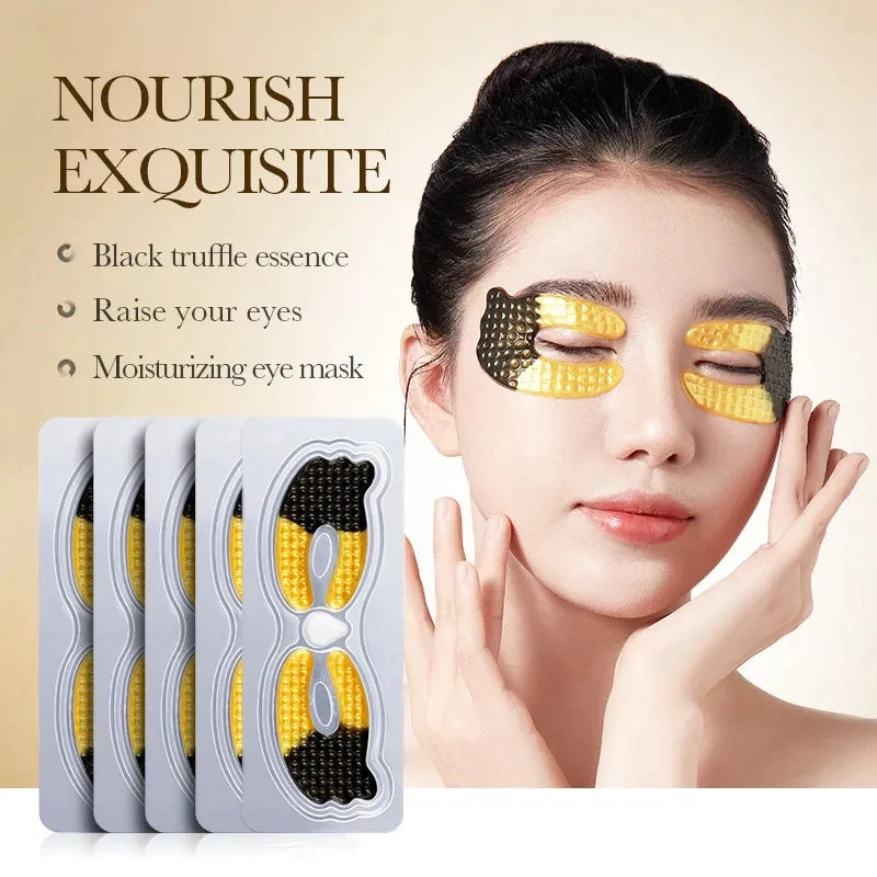 Golden Black Truffle Eye Mask