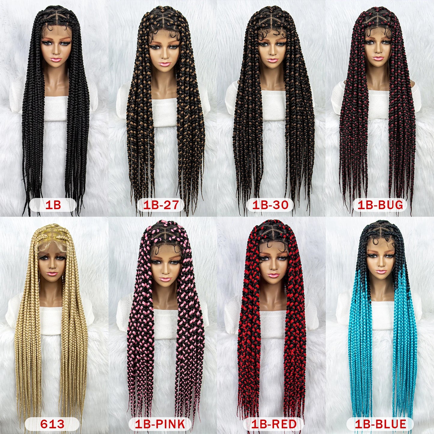 Braided Wigs for Black Women Synthetic Lace Front Wig