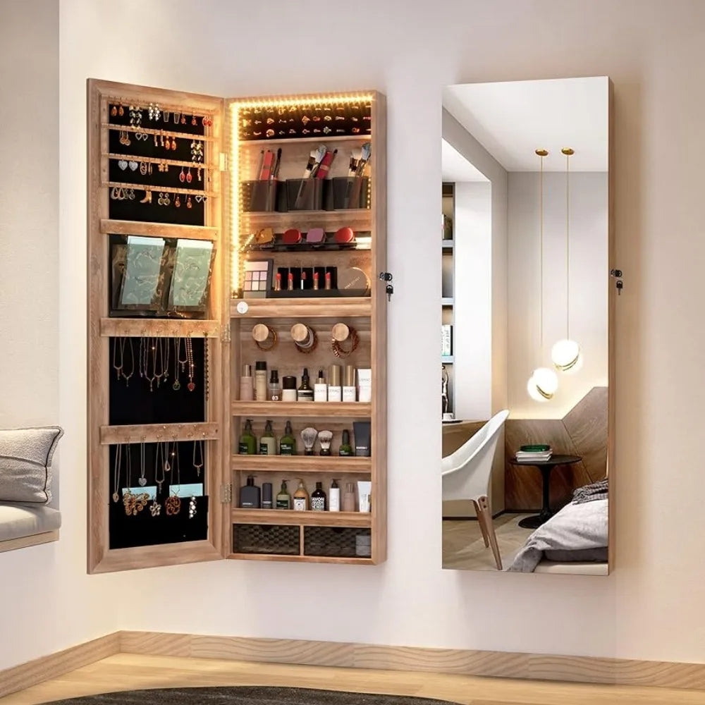 Cabinets Brown Vanity Mirror