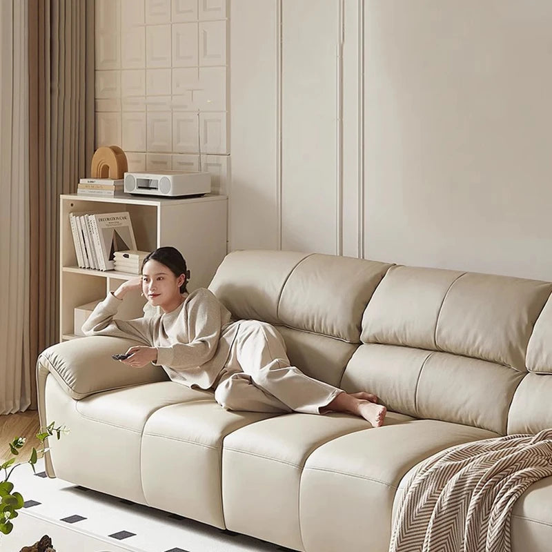 Reclining Leather Angle Living Room Sofas Luxury Sleeper Cream Style White Living Room Sofas Home Sofa Para La Sala Furniture