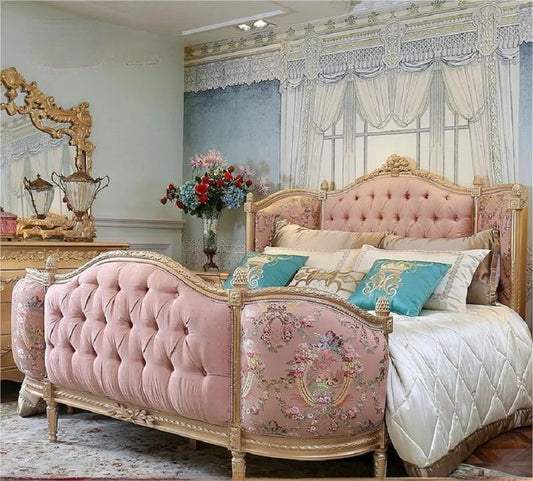 French furniture European court bed master bedroom 1.8M double wedding bed luxurious high-end bedroom king bed