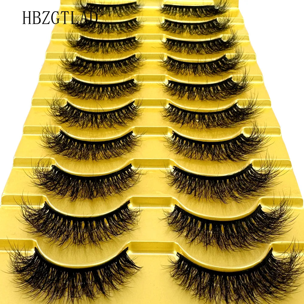 natural long 3D mink false eyelashes