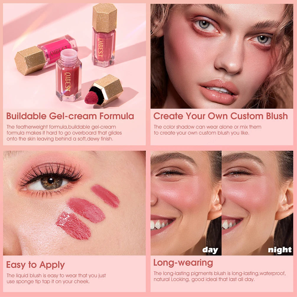 QIBEST Liquid Face Blush