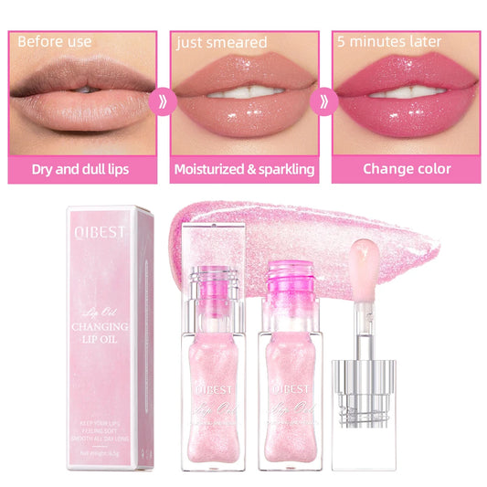 QIBEST Color Changing Lip Gloss