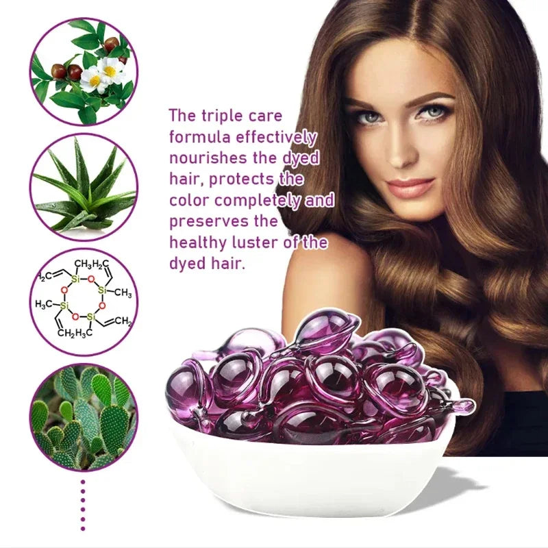 Hair Vitamin Capsule Keratin Oil Repair