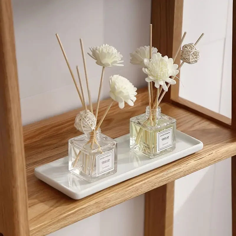 Lavender Jasmine Aromatherapy Reed Diffuser Set