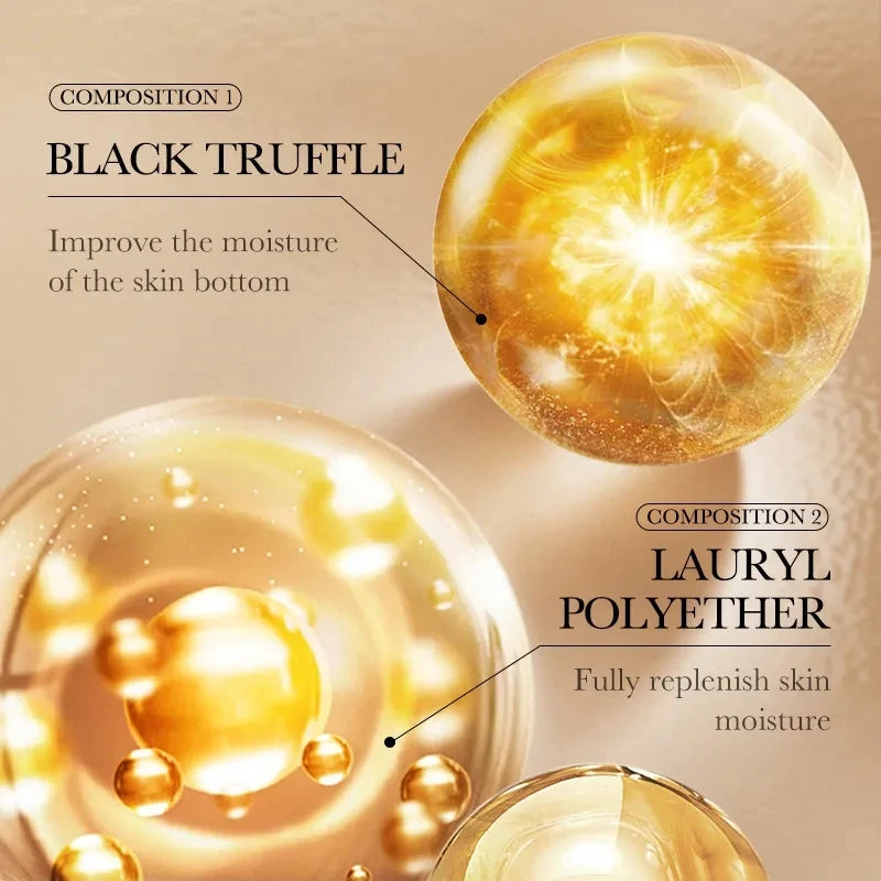 Golden Black Truffle Eye Mask