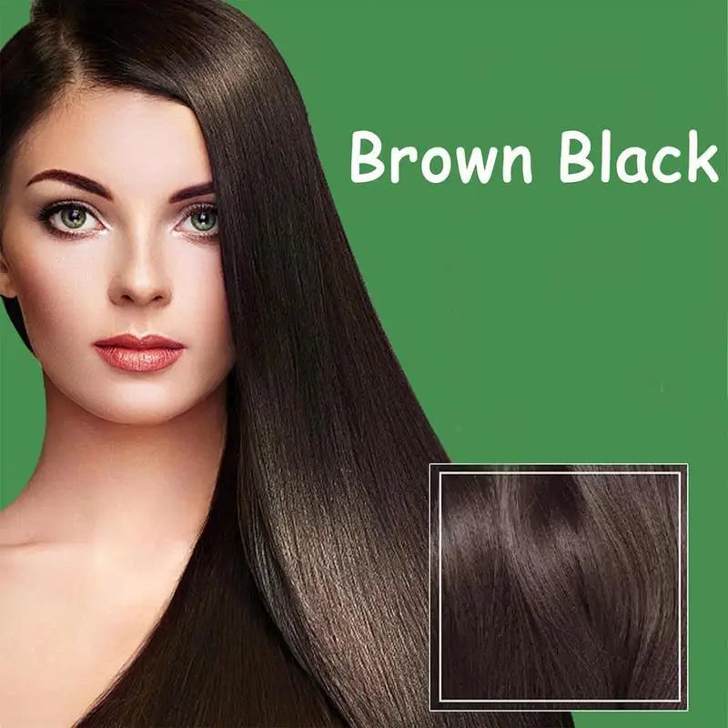 Multifunctional Black Hair Dye Coloring Shampoo