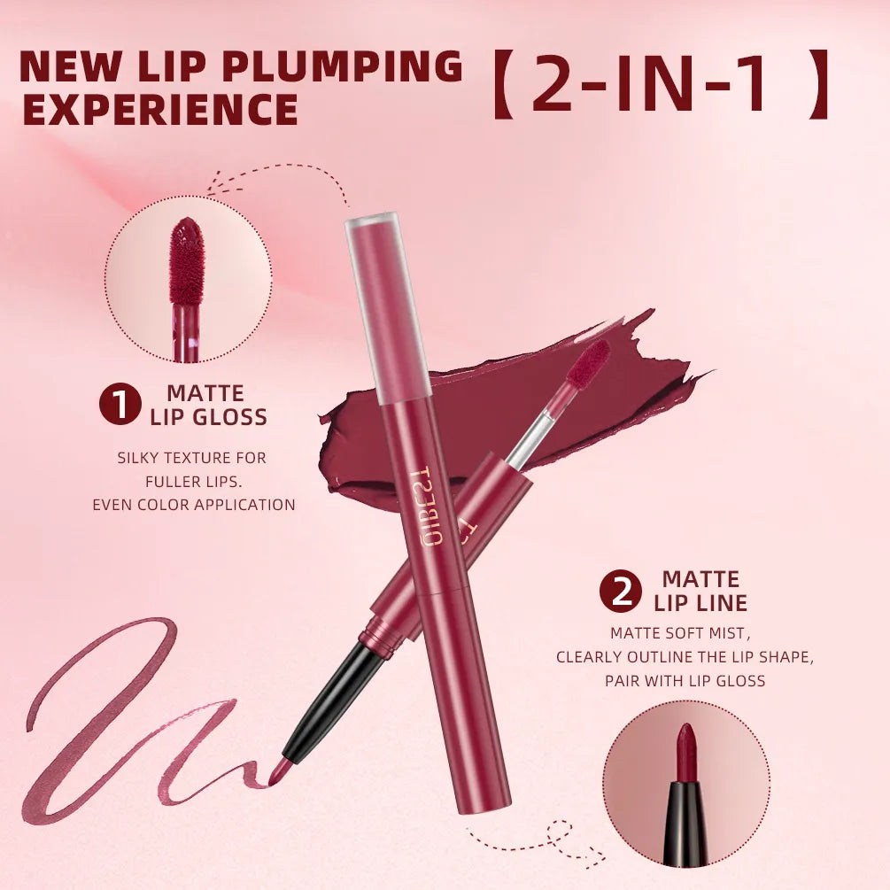 Double-end Waterproof Lip Gloss