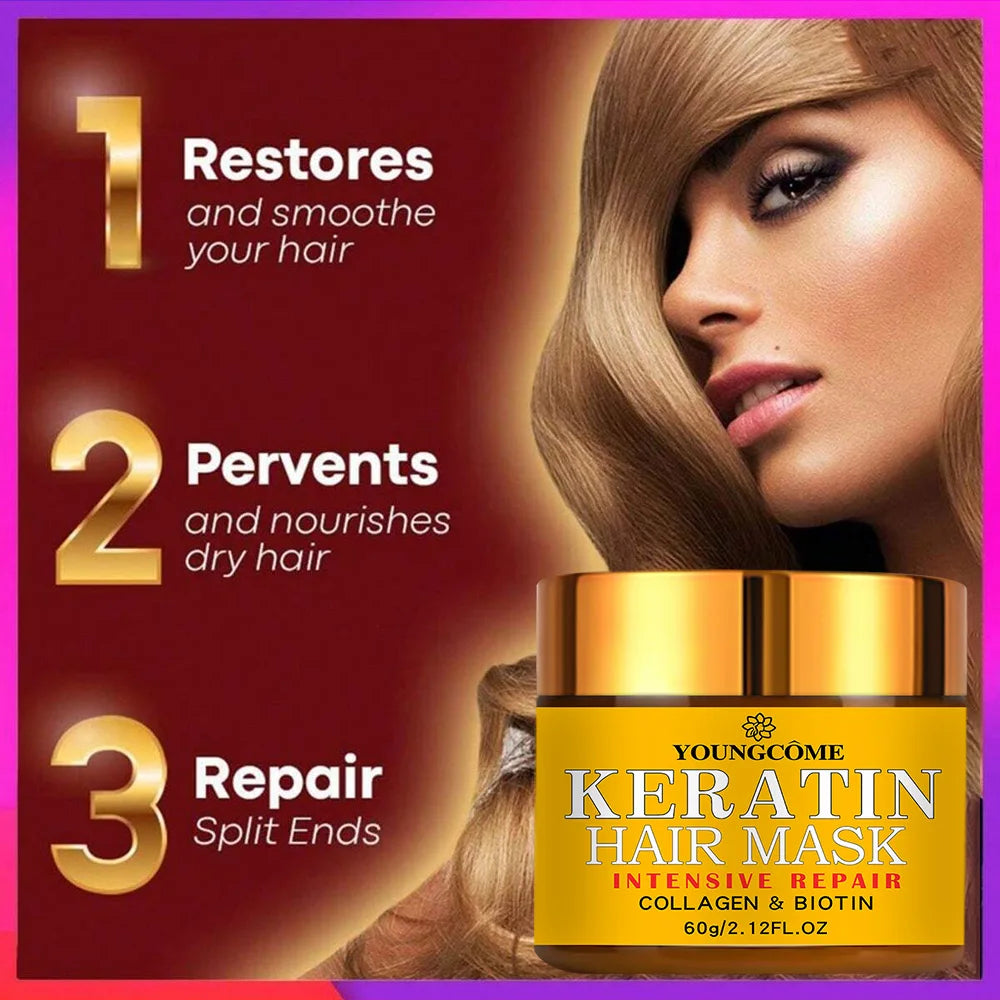 Hair Repairs  Biotin Collagen Mask