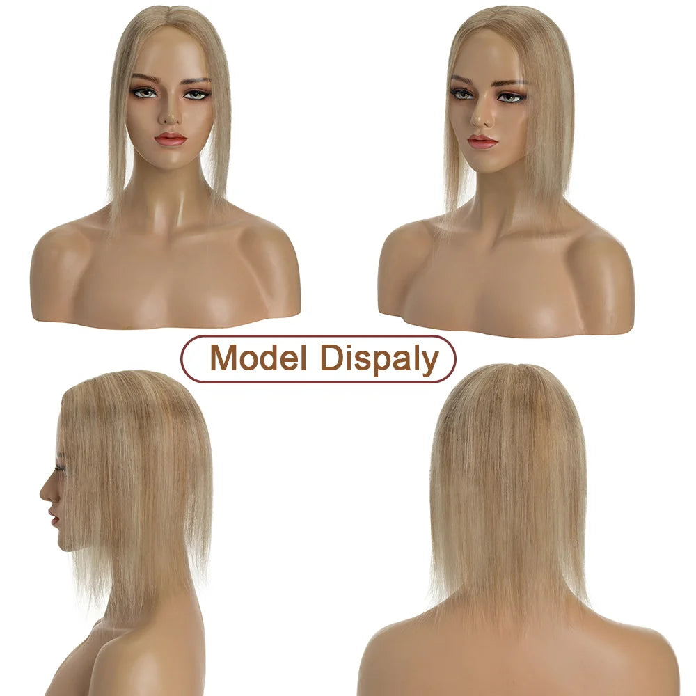 SEGO 8X10cm Human Hair Toppers