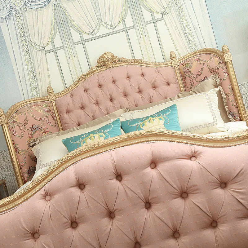 French furniture European court bed master bedroom 1.8M double wedding bed luxurious high-end bedroom king bed