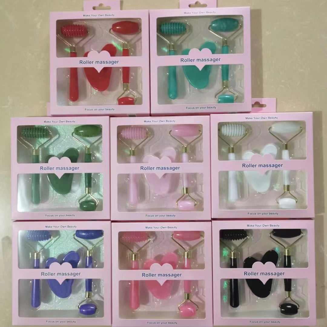 Gua Sha Resin Roller Massager f