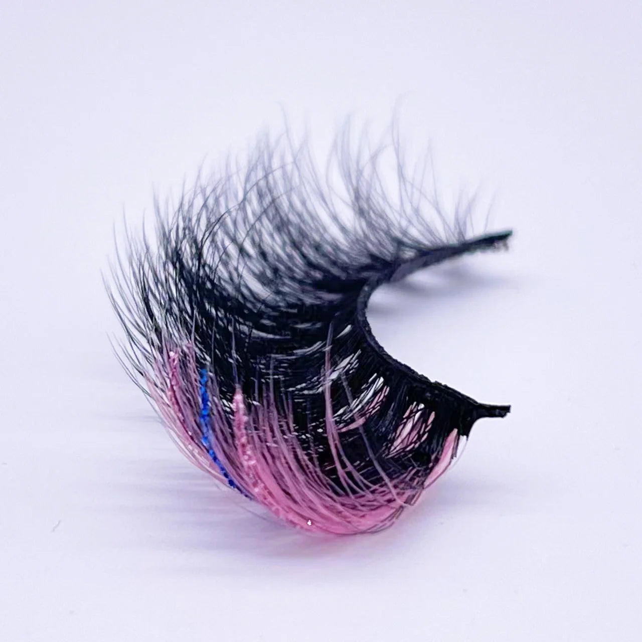 New glitter ombre Colored Lashes 20MM