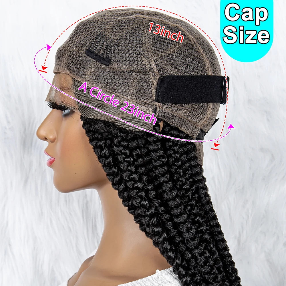 Braided Wigs for Black Women Synthetic Lace Front Wig