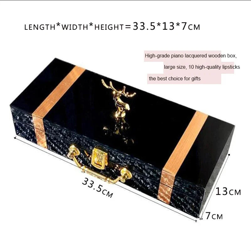 Wooden Box Lip Gloss Lipstick Gifts