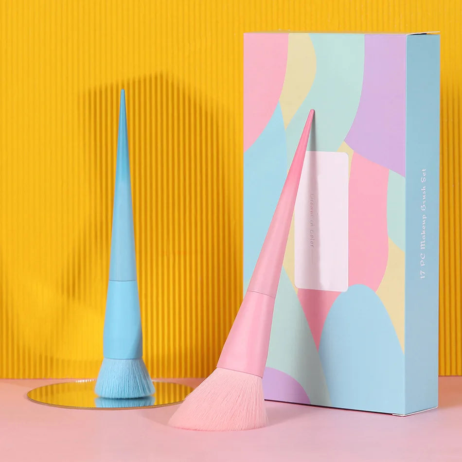 Multi-Color Makeup Brushes Set